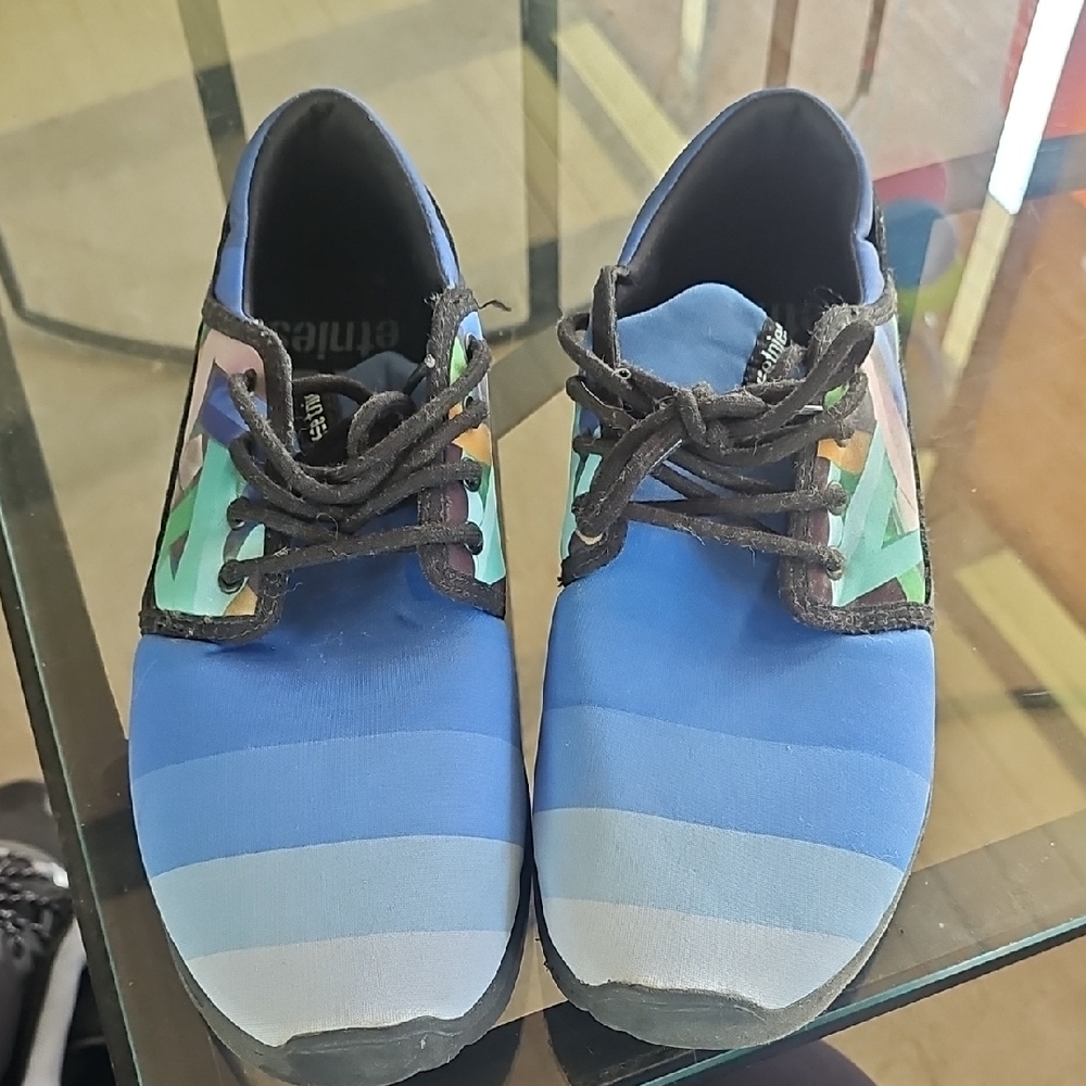 Etnies Blue and Black Kids Sneakers